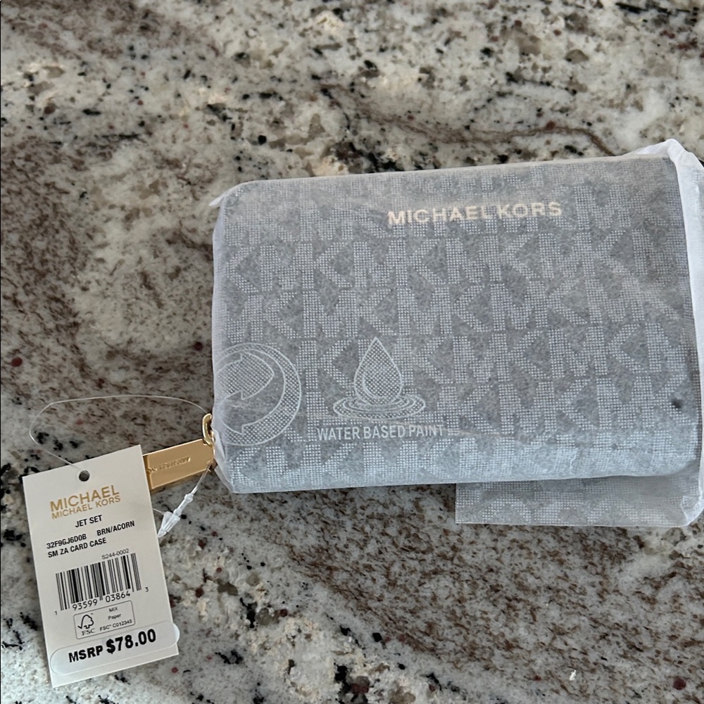 Michael Kors Silver Card Holder